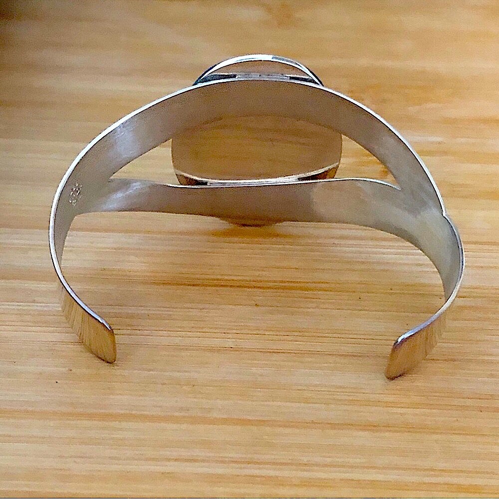 $132 Estate Sterling Cuff marked DTR China  Jay King - Picture 10 of 10